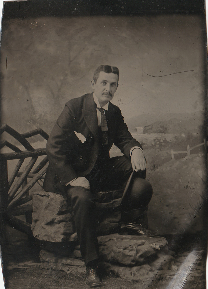 Tintype photograph