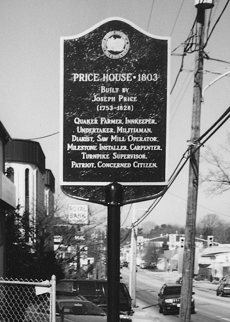 Price House 1803 Built By Joseph Price